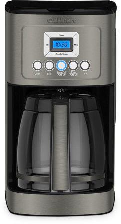 Cuisinart DCC-3200BKSP1 Perfectemp Coffee Maker, 14 Cup Progammable with Glass Carafe, Black Stainless Steel